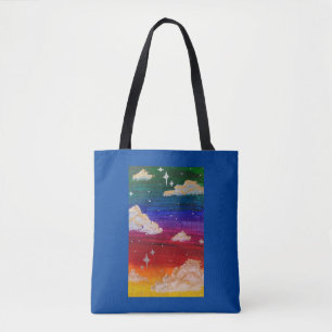 Magic Himmel Tote Tygkasse