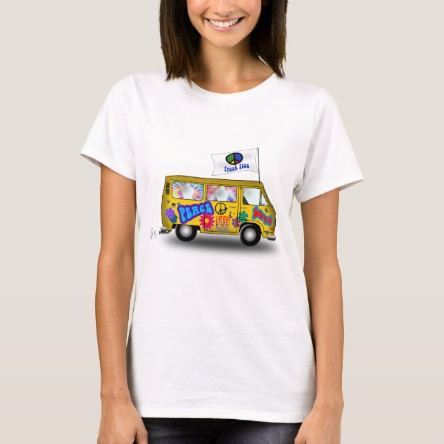 Magic Hippie Van T Shirt (Framsida)