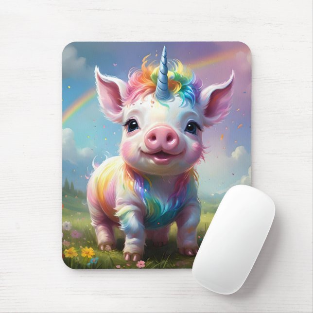 "Magic Hooves: The Rainbow Unicorn Gris" Musmatta (Med mus)