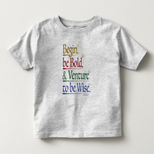 Magic Horace Quote Småbarn T-Shirt