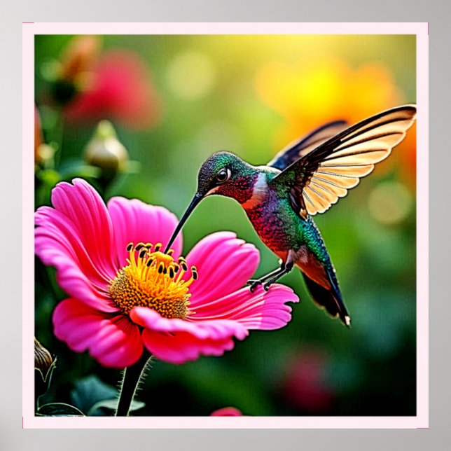 Magic Hummingbird Moments Design Poster (Framsidan)