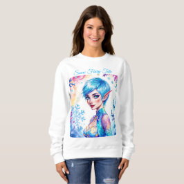 Magic ice elf snö-skog, fryst saga av t shirt