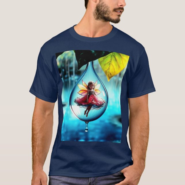 Magic in a Drop of Vatten T Shirt (Framsida)