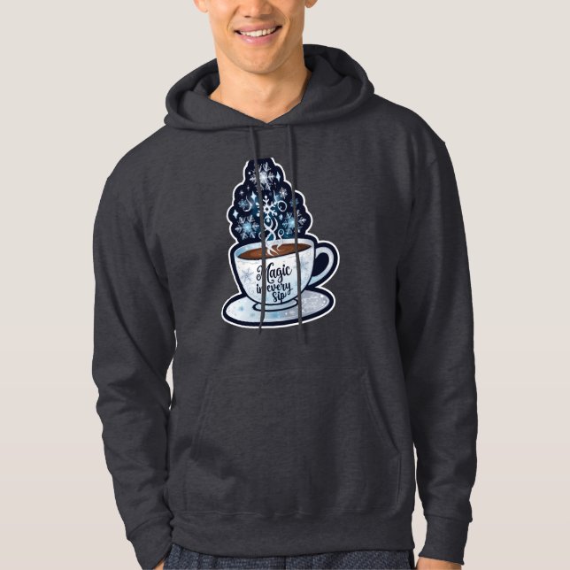 Magic in each Sip "cofee" 1 Hoodie (Framsida)