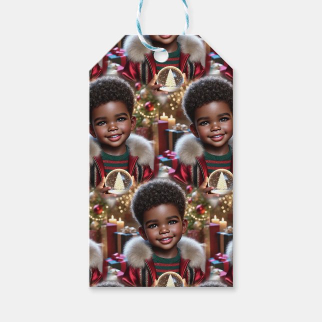 Magic in His Hands: A Christmas Spark Presentetikett (Framsidan)