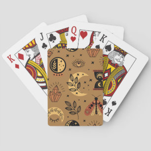 Magic Inslag: Enchanting Seamless Mönster Casinokort