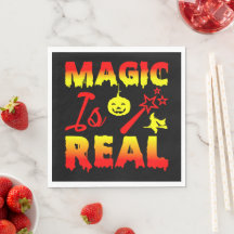 Magic is Real Halloween Pumpkin Witch Spell Trolls