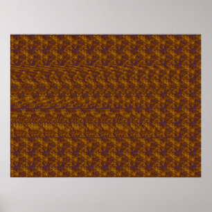 Magic Jaguar Shamanic Power Animal Stereogram Post Poster
