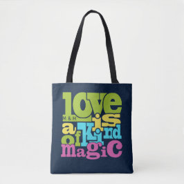 Magic Kärlek anpassningsbar monogram tote bags Tygkasse