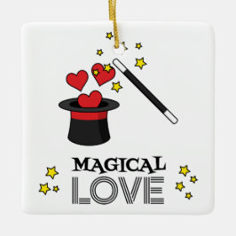 Magic Kärlek - Black Julgransprydnad Keramik