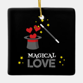 Magic Kärlek - White Julgransprydnad Keramik