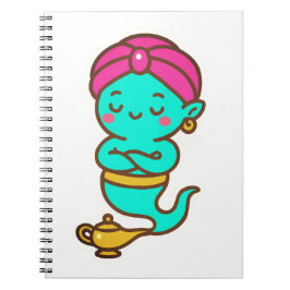 Magic Kawaii Djinn - Neon Spirit Anteckningsbok