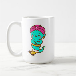 Magic Kawaii Djinn - Neon Spirit Kaffemugg
