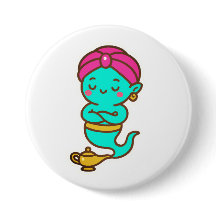 Magic Kawaii Djinn - Neon Spirit