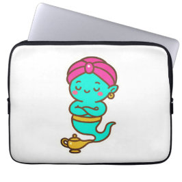 Magic Kawaii Djinn - Neon Spirit Laptop Fodral