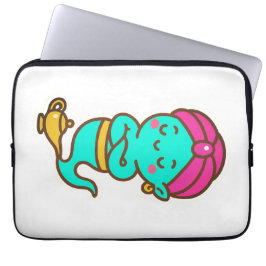 Magic Kawaii Djinn - Neon Spirit Laptop Fodral