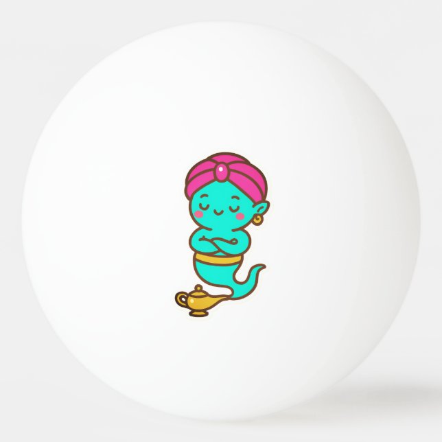 Magic Kawaii Djinn - Neon Spirit Pingisboll (Framsidan)