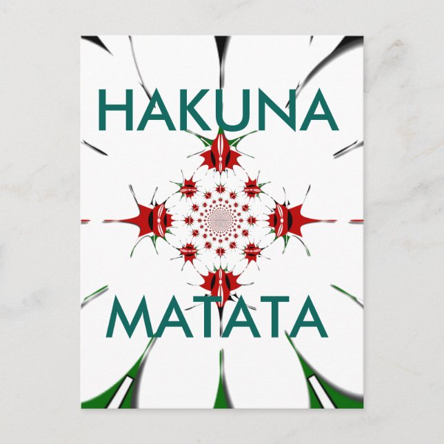 Magic Kenya: Embrace Culture Kaleidoscope 🇰 🇪. Vykort (Framsida)