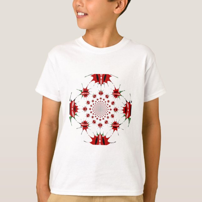 Magic Kenya: Kaleidoscope Kulturidentitet 🇰 🇪 T-shirt (Framsida)