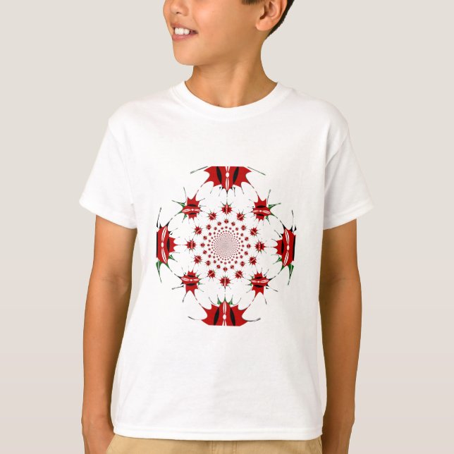 Magic Kenya: Kaleidoscope Kulturidentitet 🇰 🇪 T-shirt (Framsida)