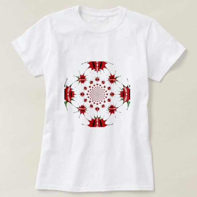 Magic Kenya: Kaleidoscope Kulturidentitet 🇰 🇪 T Shirt (Design framsida)