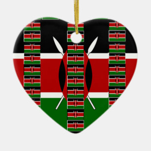 🇰 Magic Kenya: Ram of Unity and Pride Julgransprydnad Keramik