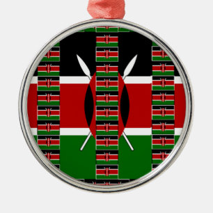 🇰 Magic Kenya: Ram of Unity and Pride Julgransprydnad Metall