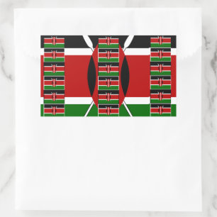 🇰 Magic Kenya: Ram of Unity and Pride Rektangulärt Klistermärke