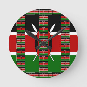 🇰 Magic Kenya: Ram of Unity and Pride Rund Klocka