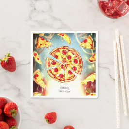 Magic Kids' Pizza Birthday Pappersservett