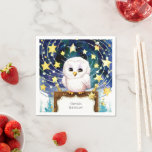 Magic Kids' Uggla Birthday Pappersservett<br><div class="desc">Fyll i din magiska kids Uggla Birthday bord med våra fina blöjor! Med charmerande skogslandmotiv och vackra uggla-utskrifter tillför de här blöjorna en gnutta förtjusning till din party-dekanter. Mjuka och absorberande, de är perfekt för att hålla sak trögt när gästerna får njuta av sina födelsedagsterrater. Förstärka firande mystiskt klimat med...</div>