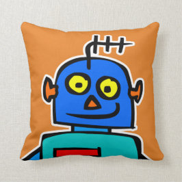 Magic Kritor Blue Robot Dekorativ kudde Cushion