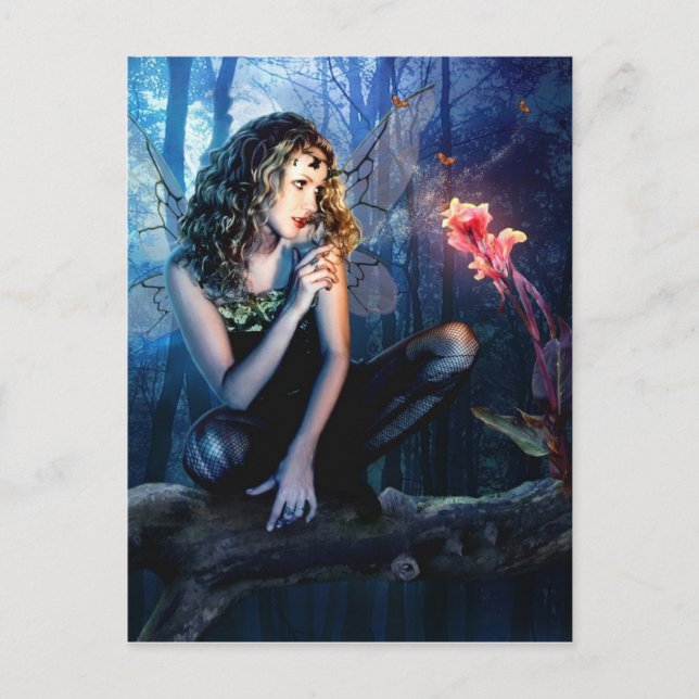 Magic Lighting Fairy Vykort (Framsida)