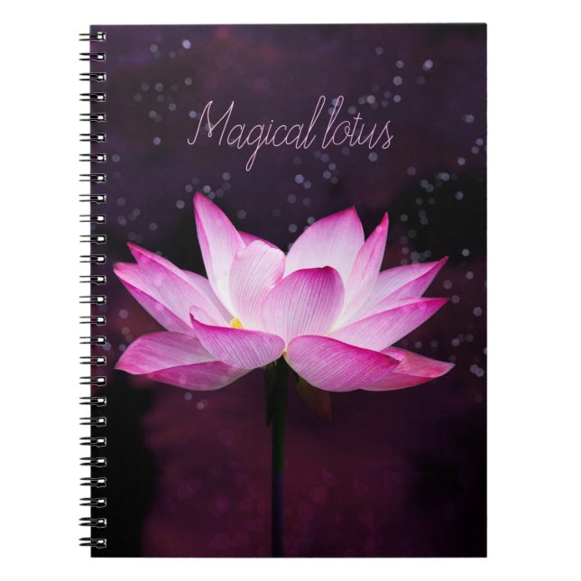 Magic lotus - anteckningsbok (Framsidan)
