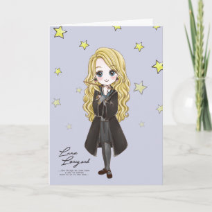 Magic Luna Lovegood Watercolor Kort