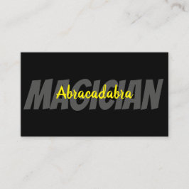 Magic Magician Card Poker Trick-underhållning Visitkort