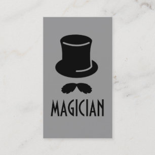 Magic Magician Card Trick Poker Chip Entertainment Visitkort