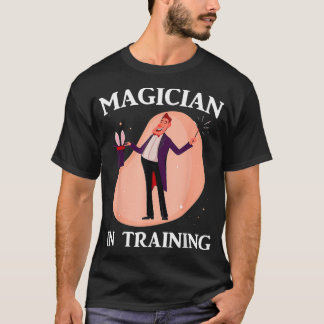 Magic Magician in Training Bunny Tricks Rabbit T Shirt