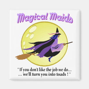 Magic Maids Witch Magnet