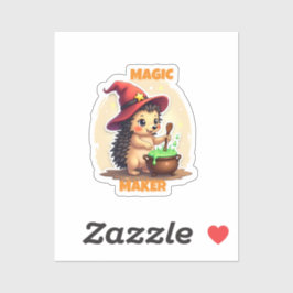 Magic Maker - Cute Hedgehog Sticker Klistermärken