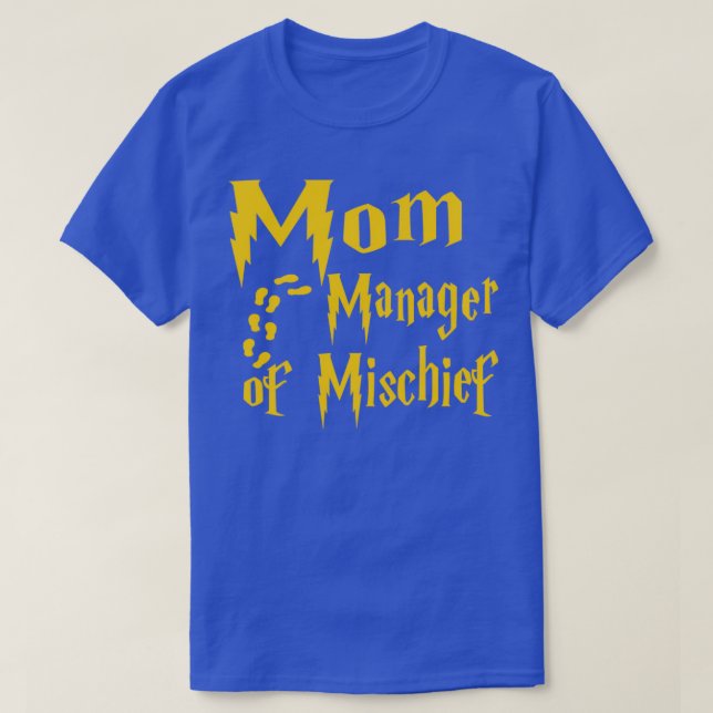 Magic Mamma Shirt Potter Mamma Shirt Manager of Mi T (Design framsida)