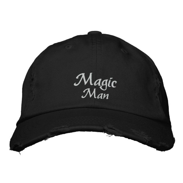 Magic Man Anpassningsbar Embroized Hat Broderad Keps (Framsida)