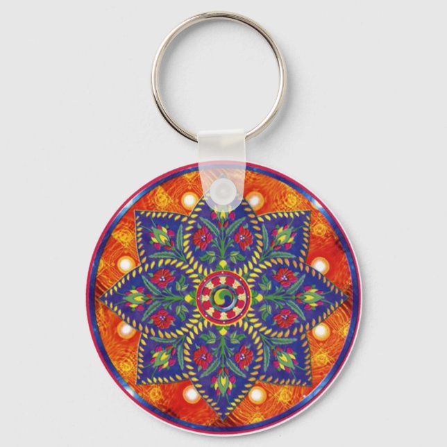Magic Mandala - Keychain Nyckelring (Framsida)
