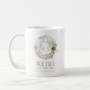 Magic Måne och Greenery Reiki Kaffemugg