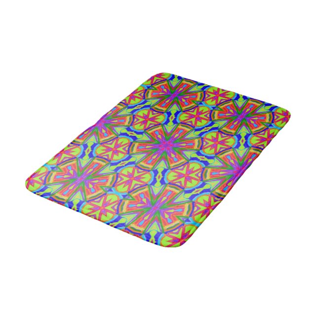 Magic Marker Kaleidoscope Badrumsmatta (Vinklad)
