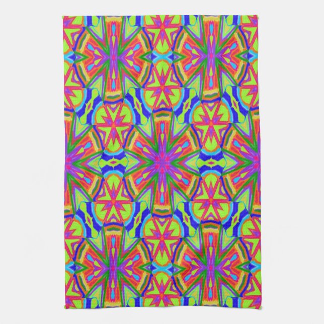 Magic Marker Kaleidoscope Kökshandduk (Vertikal)