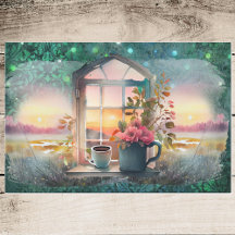 Magic Marsh Morgon - Kaffe n Flowers in Window