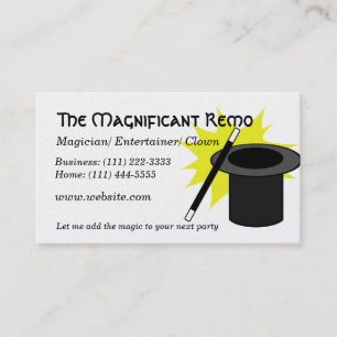Magic Me/ Magician Visitkort