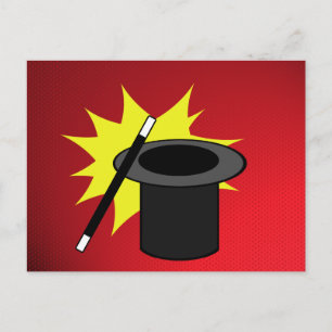 Magic Me/ Magicians Hat Vykort