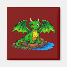 Magic Medieval draon Magnet